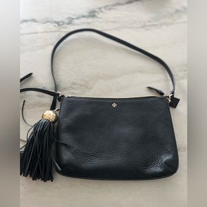 Tory Burch black leather cross body bag